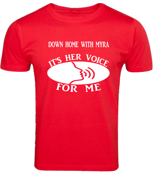 Pre-designed Unisex T-Shirt "It's Her Voice For Me"
