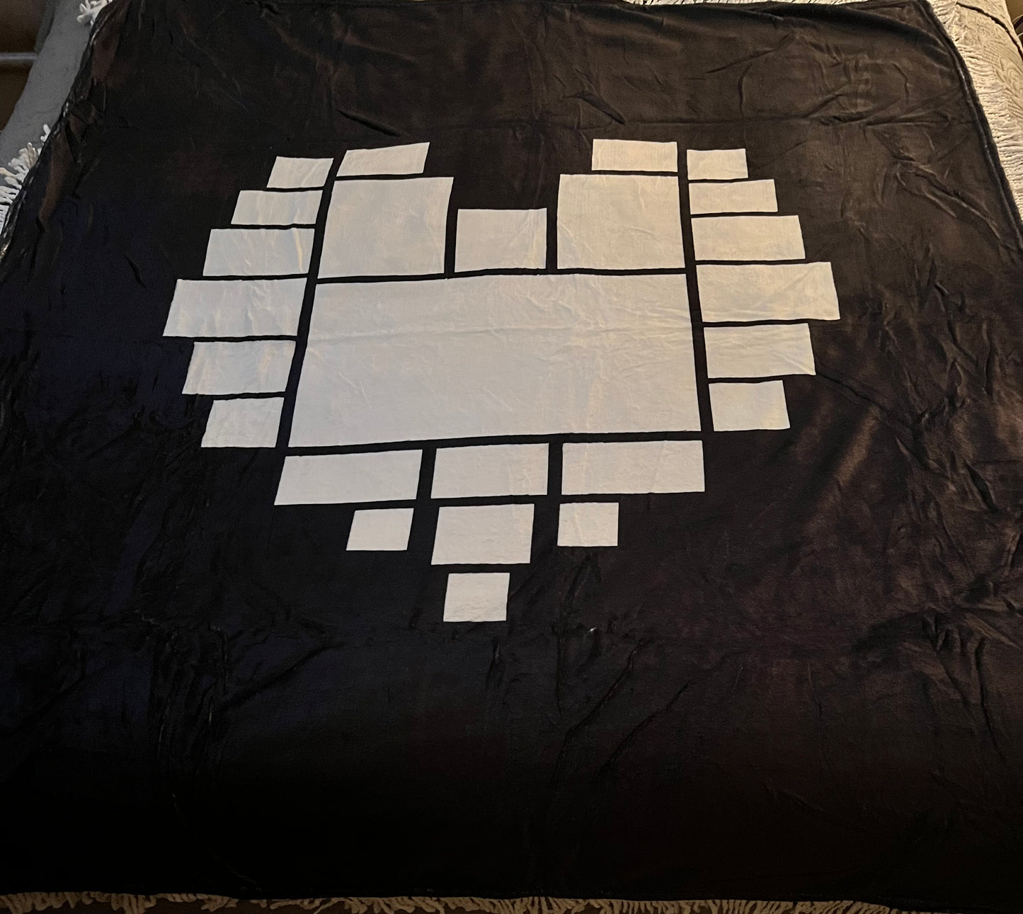 Custom Heart Blanket